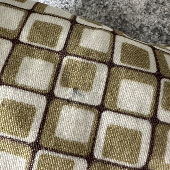 Ragged Jeans Womens 26 Green Beige Geometric Square Print Straight Leg - Picture 9 of 9